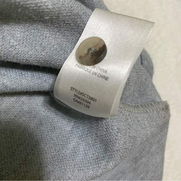 Beachlunchlounge Flannel Sz Small Grey Light Blue - Picture 12 of 12